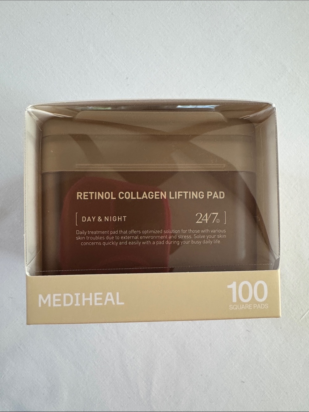 Mediheal Retinol Collagen Lifting Pads, New in Box, 100 count